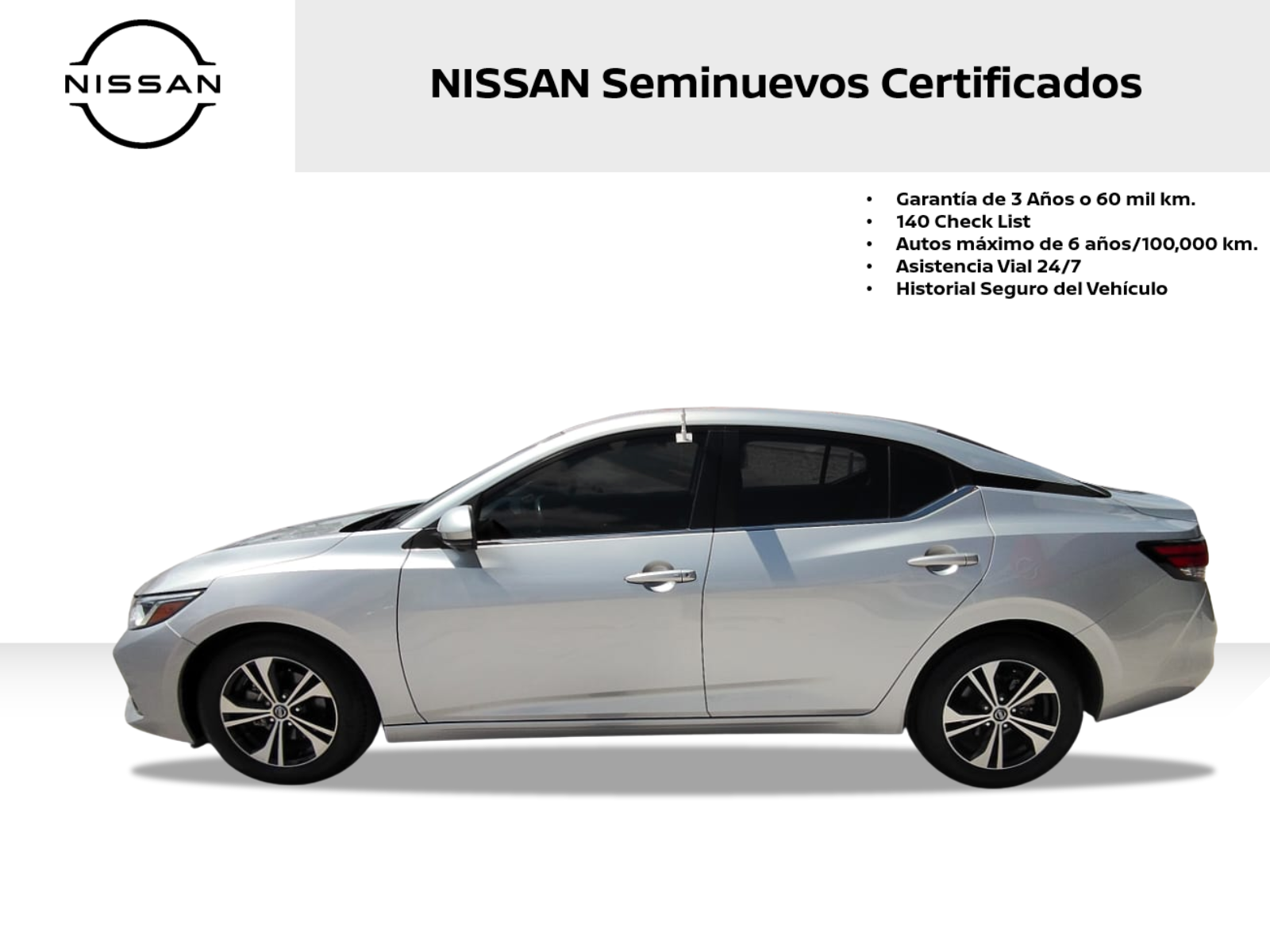 2022 Nissan SENTRA 4 PTS ADVANCE CVT AAC F NIEBLA RA-16