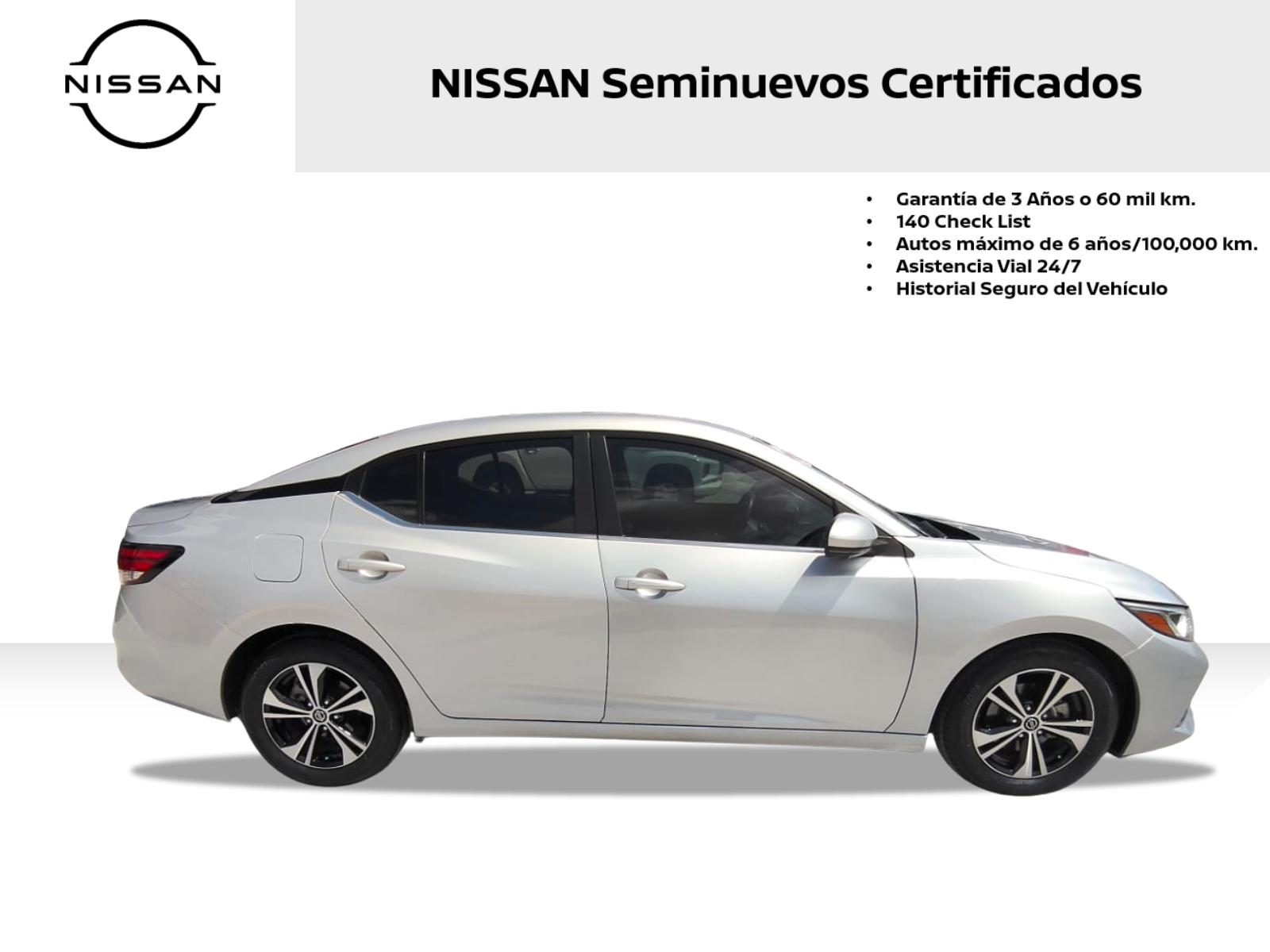 2022 Nissan SENTRA 4 PTS ADVANCE CVT AAC F NIEBLA RA-16